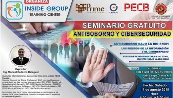 Seminario GRATUITO:  Antisoborno y Ciberseguridad bajo ISO 37001